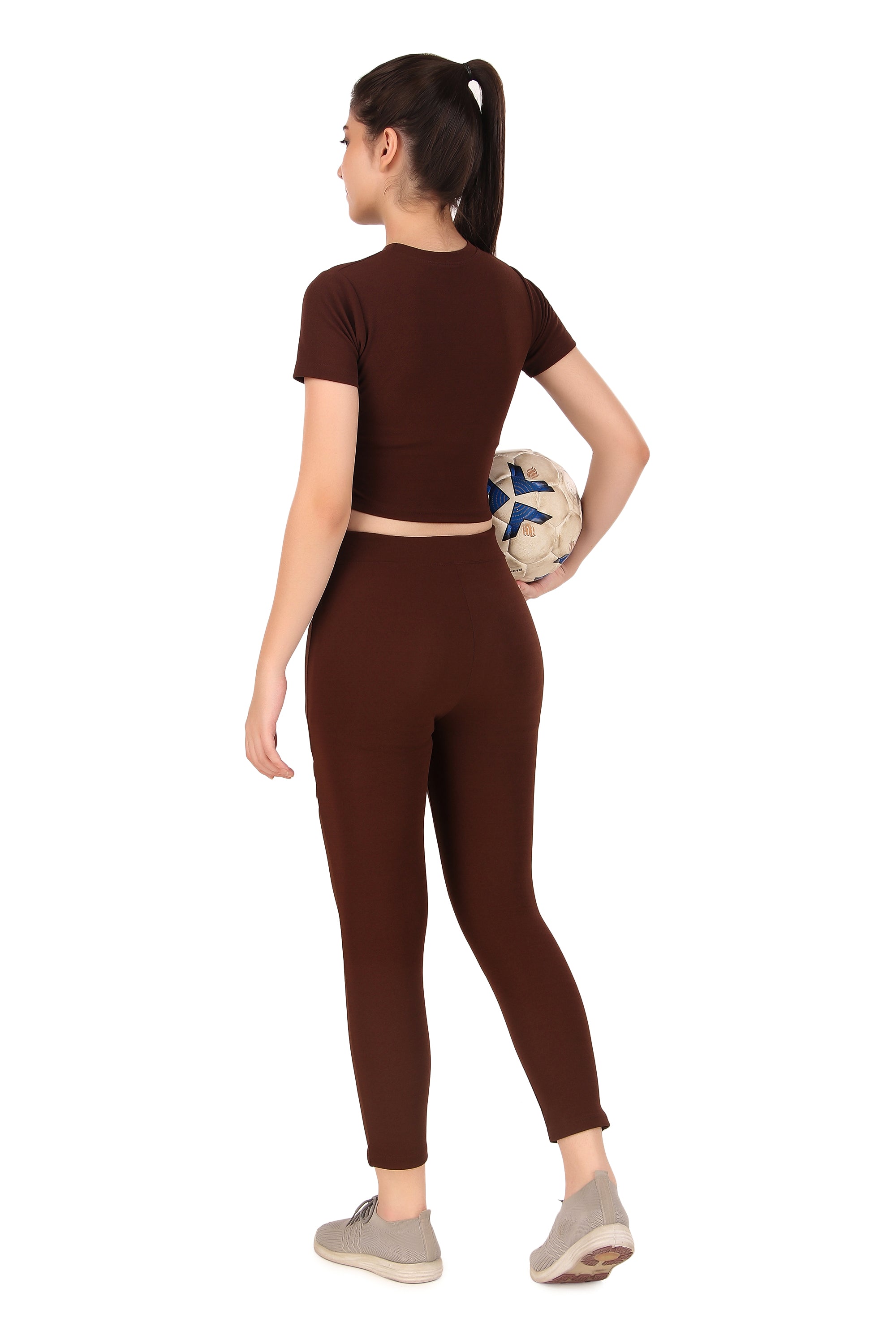 Zicada Women's Atheletic Gym Running Sports Track Suit | Co-ord set | Running Suit for Girls & Women