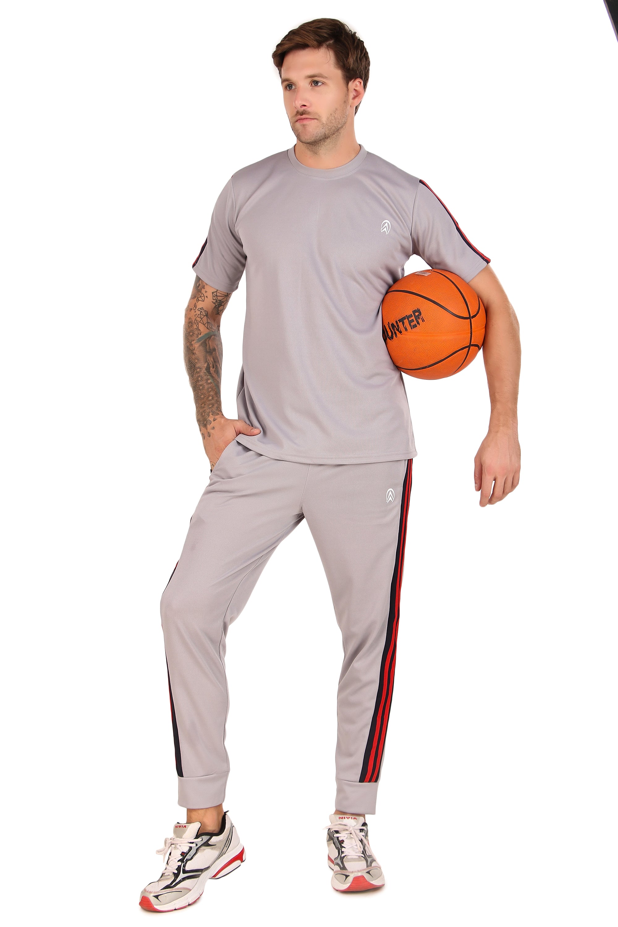 Zicada Men's Atheletic Gym Running Sports Wear, Tracksuit | Regular Casual Fit for Boys & Mens