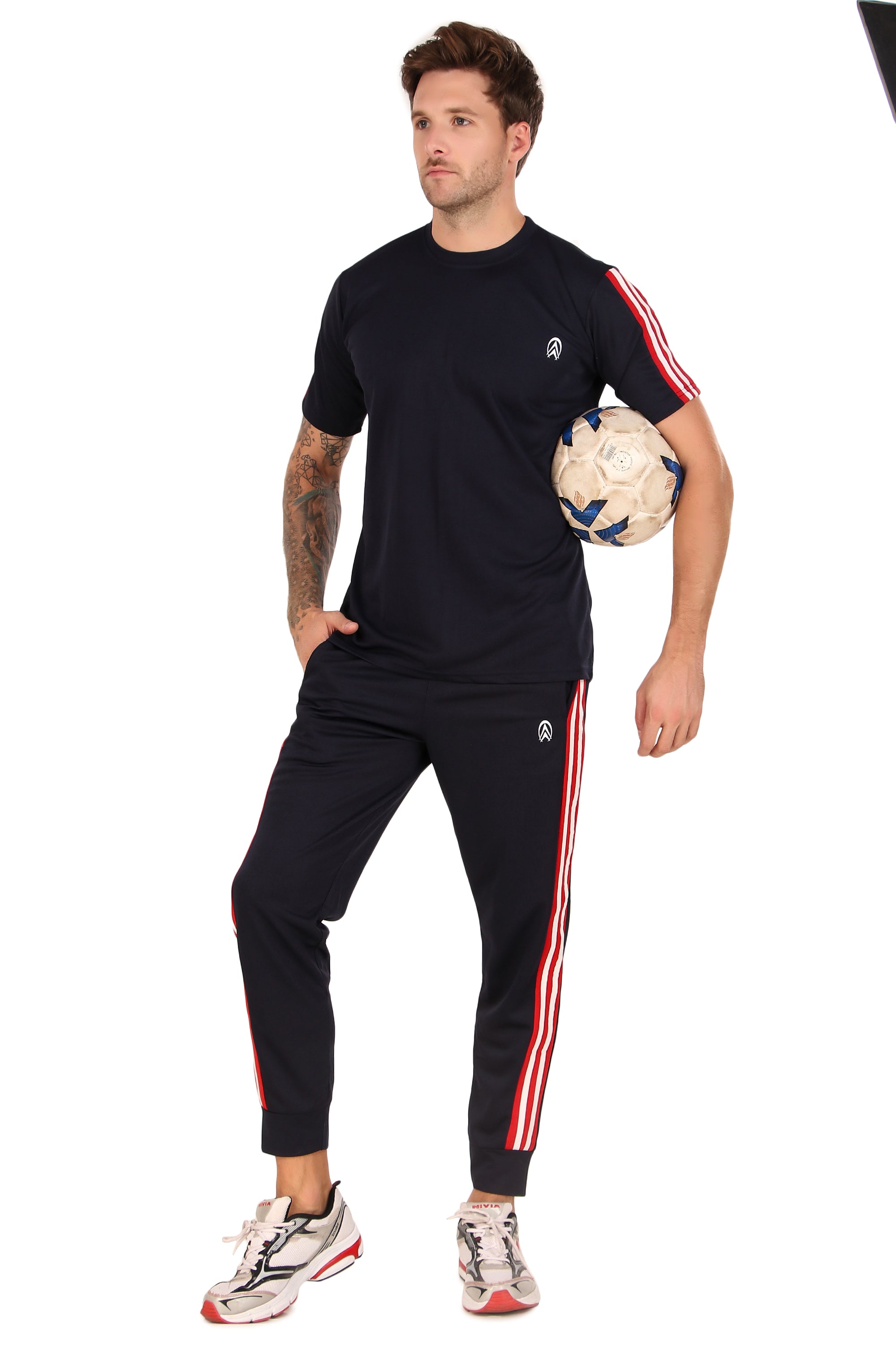 Zicada Men's Atheletic Gym Running Sports Wear, Tracksuit | Regular Casual Fit for Boys & Mens