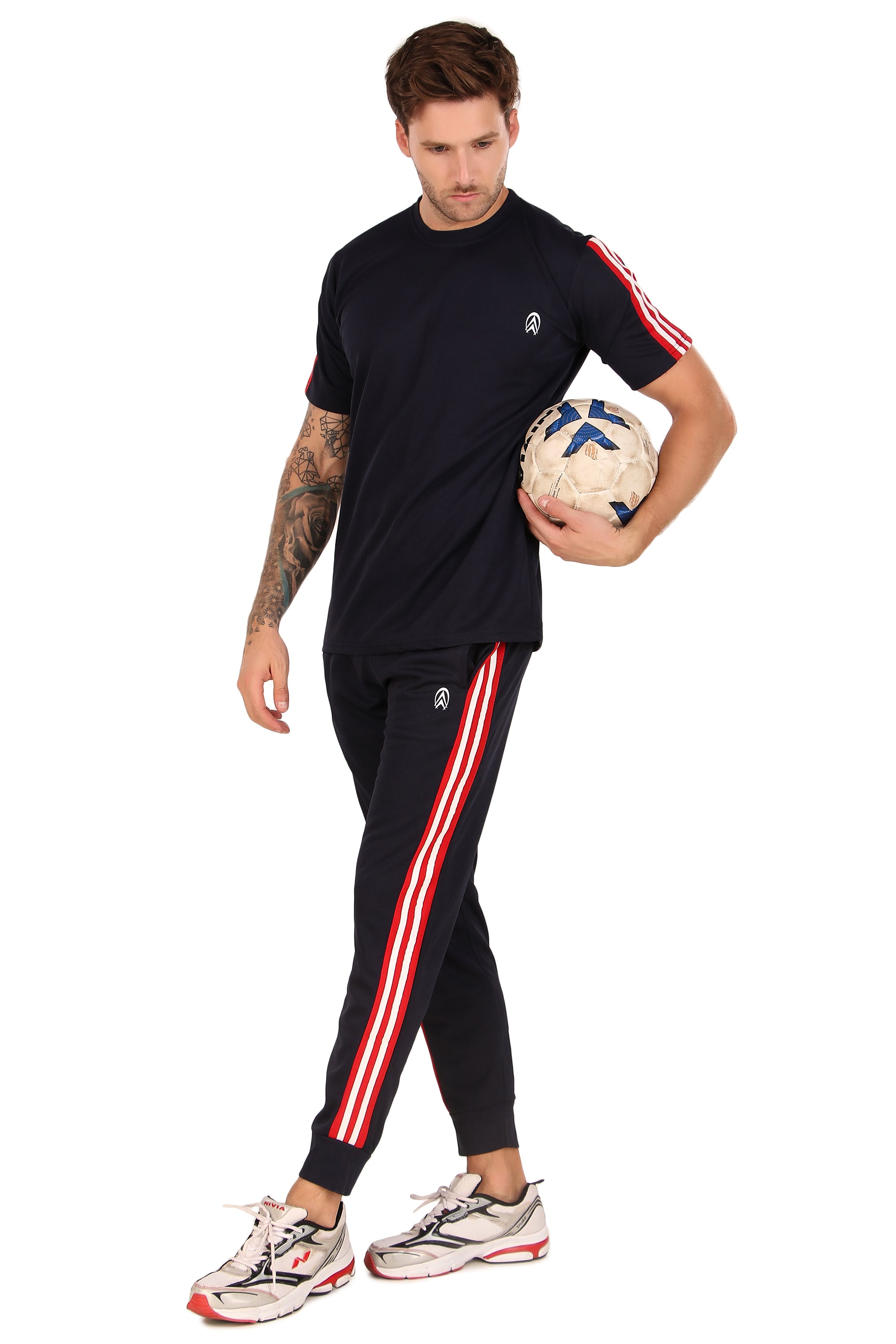 Zicada Men's Atheletic Gym Running Sports Wear, Tracksuit | Regular Casual Fit for Boys & Mens