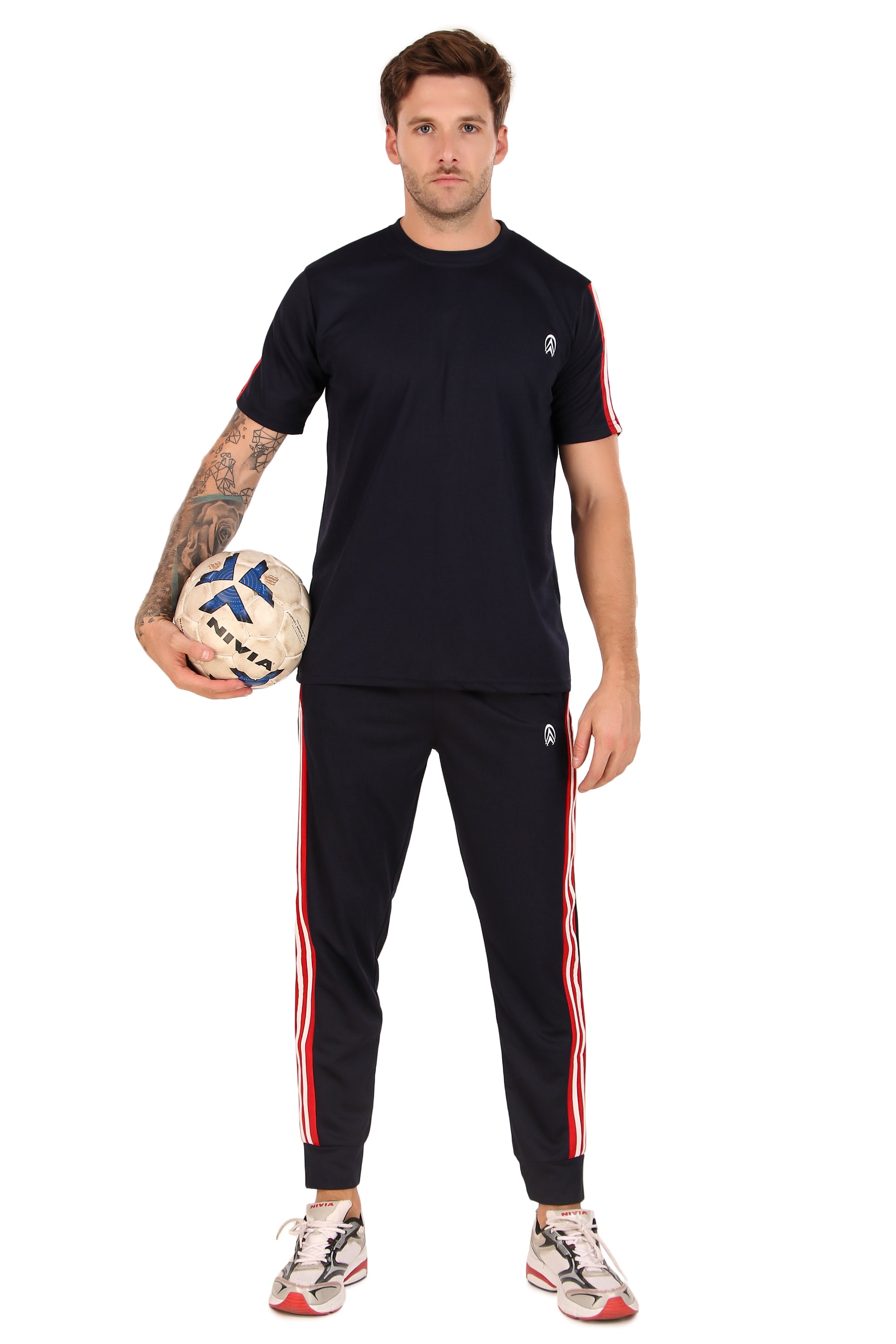 Zicada Men's Atheletic Gym Running Sports Wear, Tracksuit | Regular Casual Fit for Boys & Mens