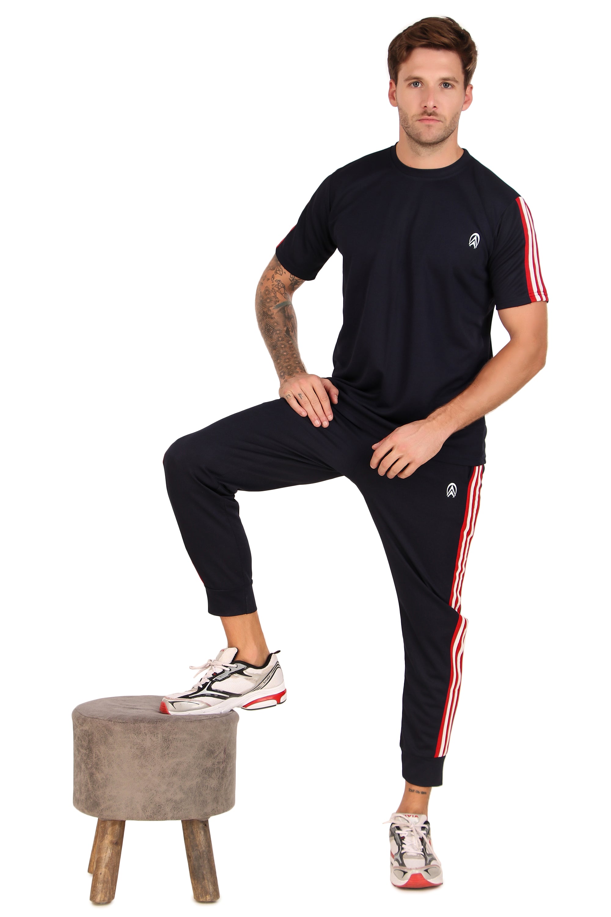 Zicada Men's Atheletic Gym Running Sports Wear, Tracksuit | Regular Casual Fit for Boys & Mens