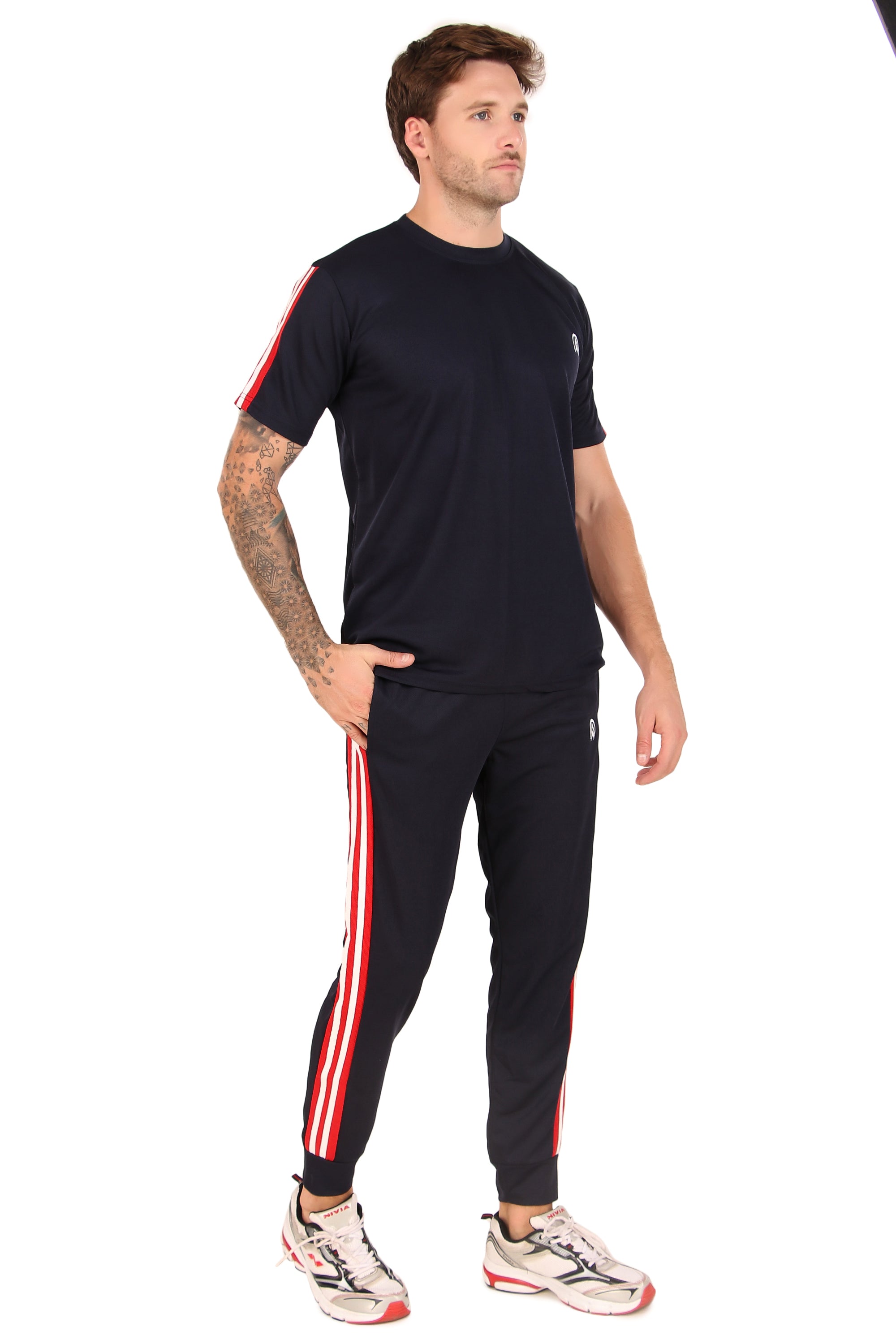 Zicada Men's Atheletic Gym Running Sports Wear, Tracksuit | Regular Casual Fit for Boys & Mens