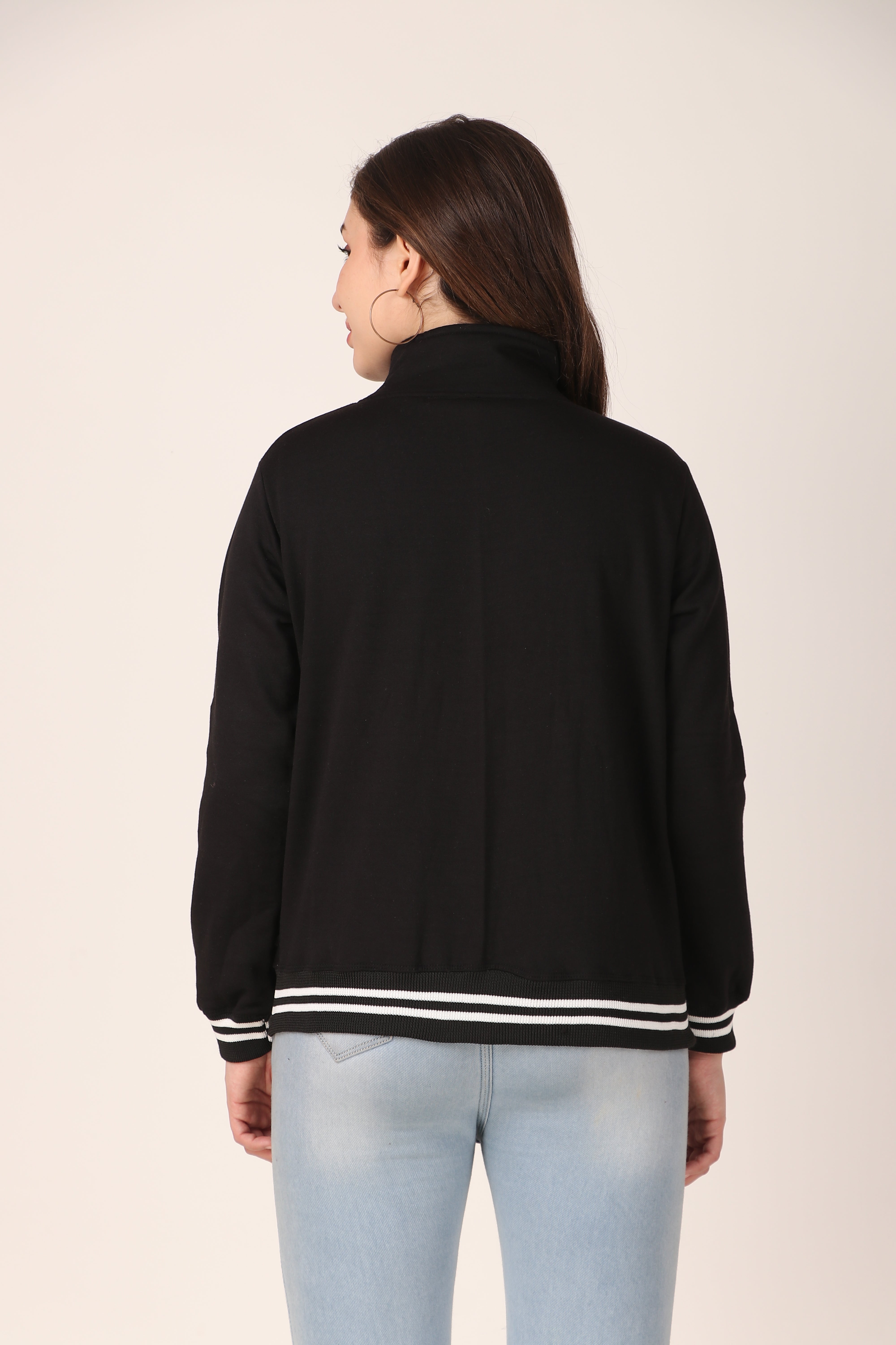 Women's Zipper Hoodie Lightweight Cotton Blend Jacket, Adjustable Hood, Casual Style