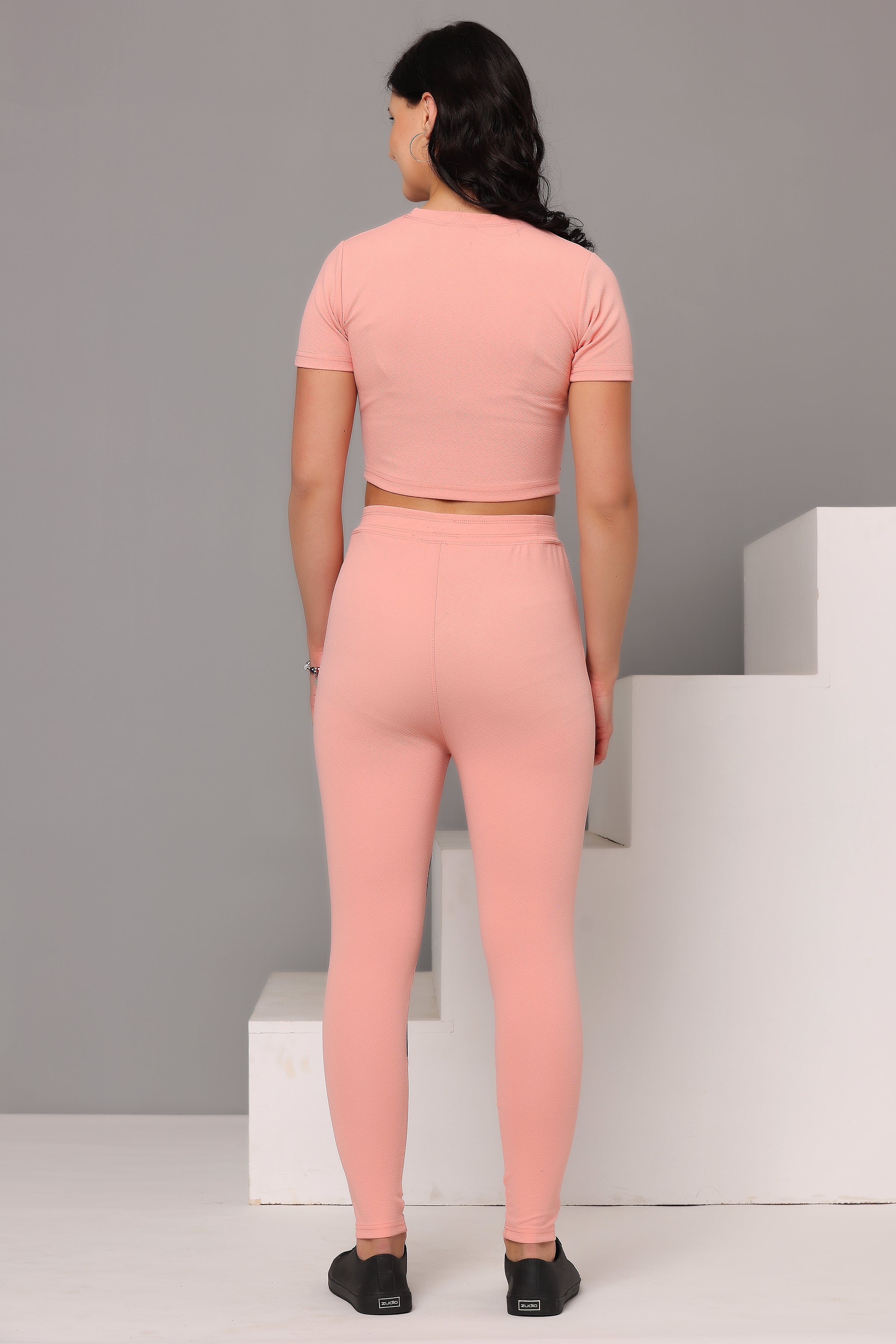 ZICADA Women's Top & Bottom Set Gym Wear | Running Wear | Sports Running Suits for Girls/Women's.