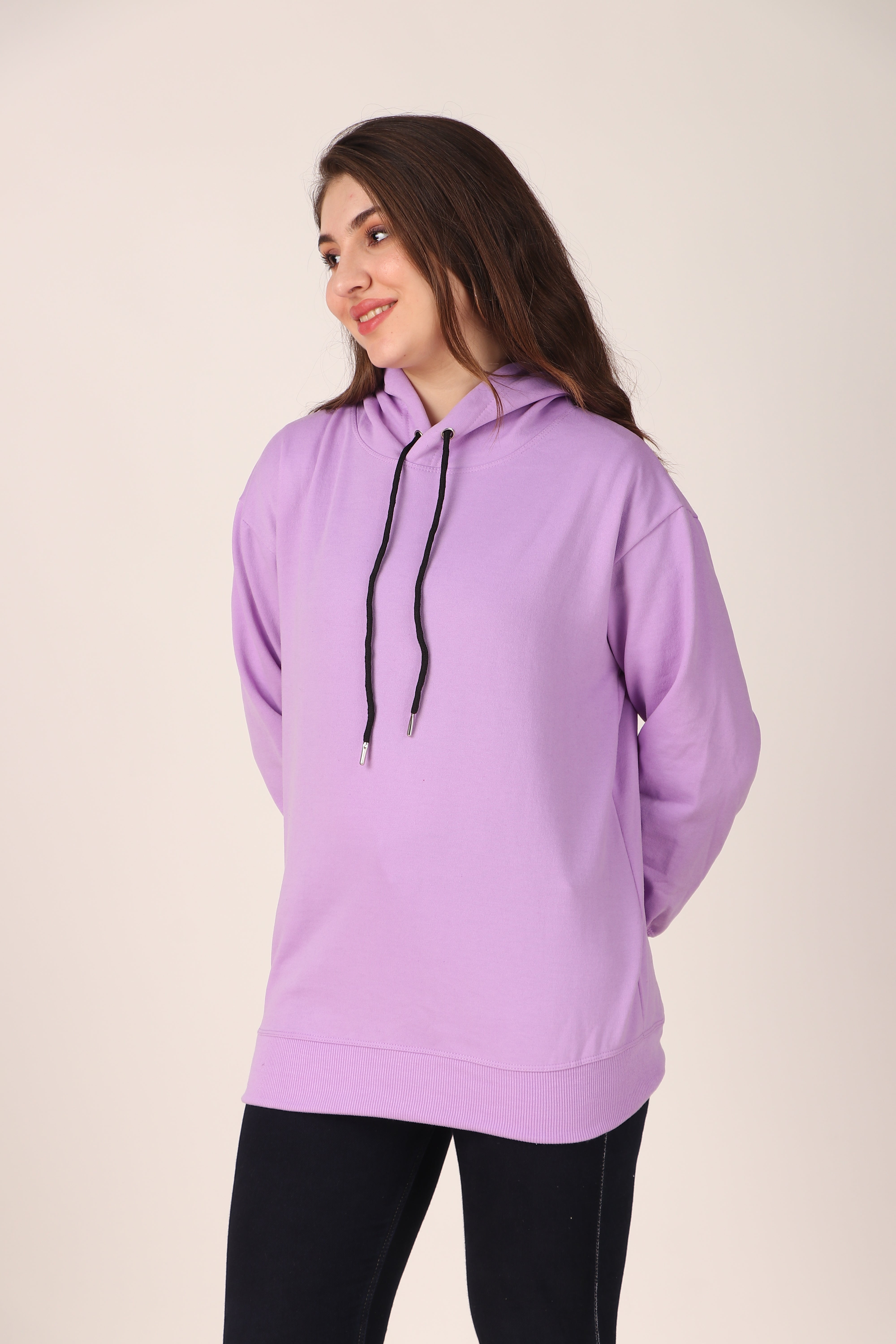 Women's Hoodie Pullover Cotton Blend Hoodie with Hood and Pocket, Casual