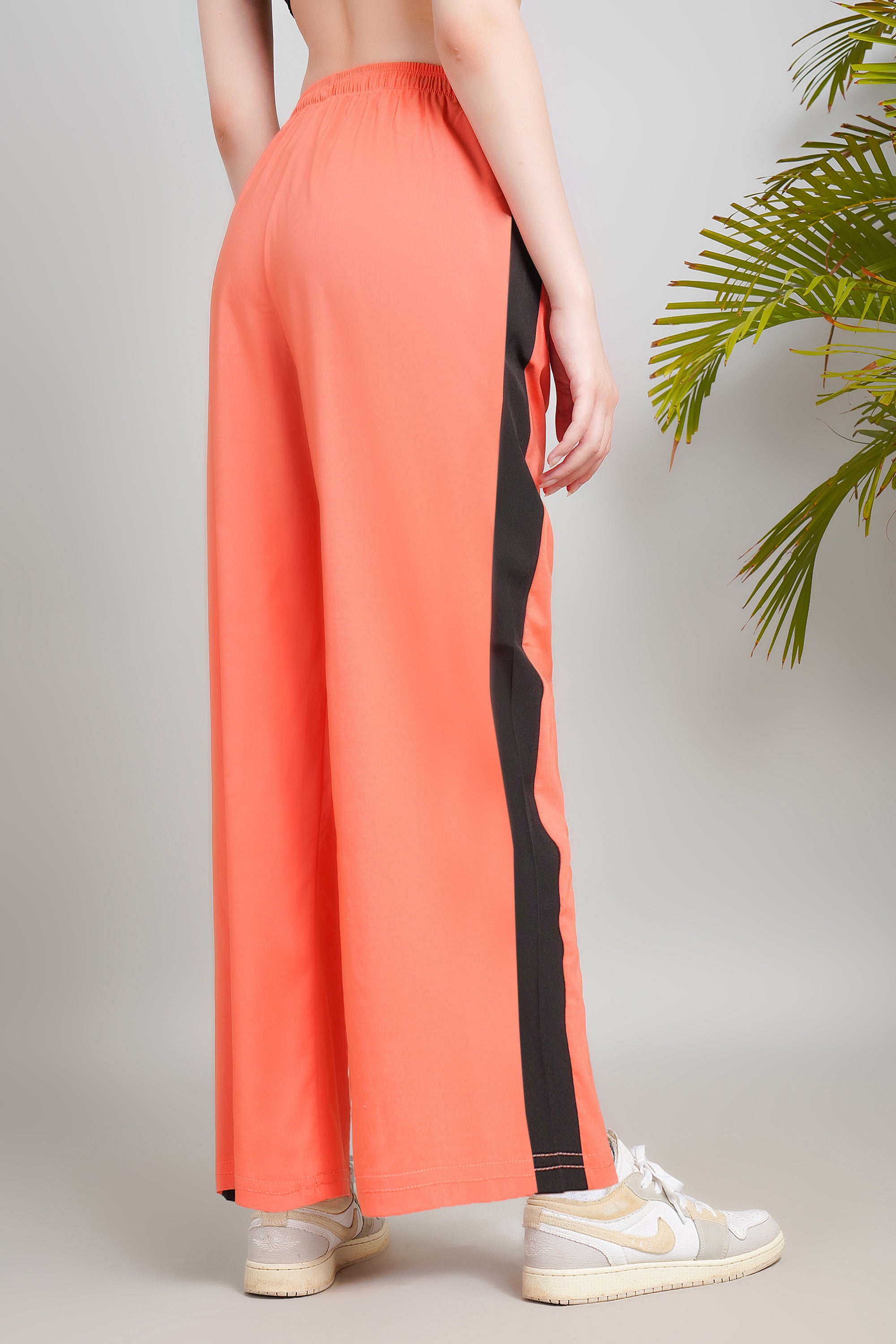 Women High Waist Wide Leg Track Pants, Loose Fit, Comfy Activewear with Pockets