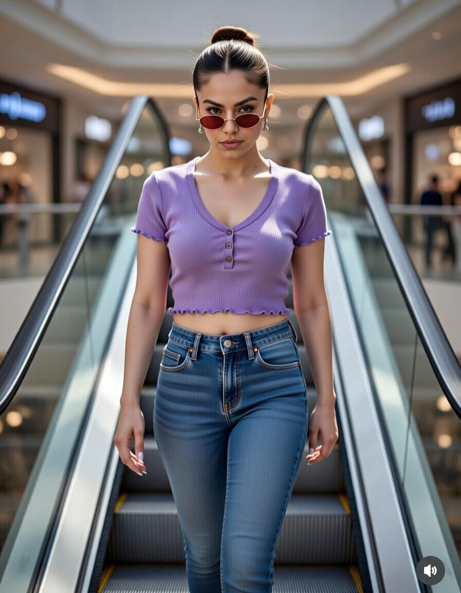 Women's Cotton Blend V-Neck Crop Top – Short Sleeve, Casual Slim Fit, Summer Stylish T-Shirt for Girls & Women