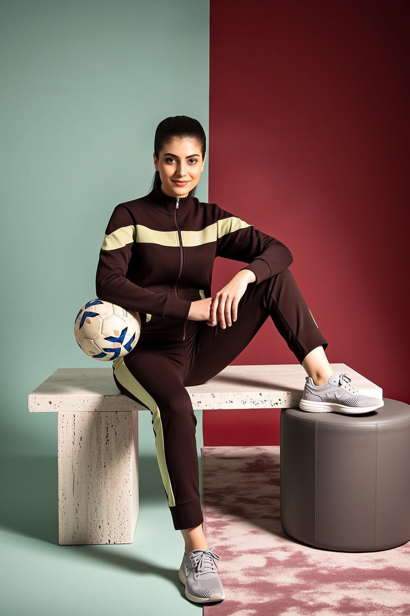 Women's Athletics Gym Running Sports Track Suit | Regular Casual Fit | Track Suit for Girls & Women
