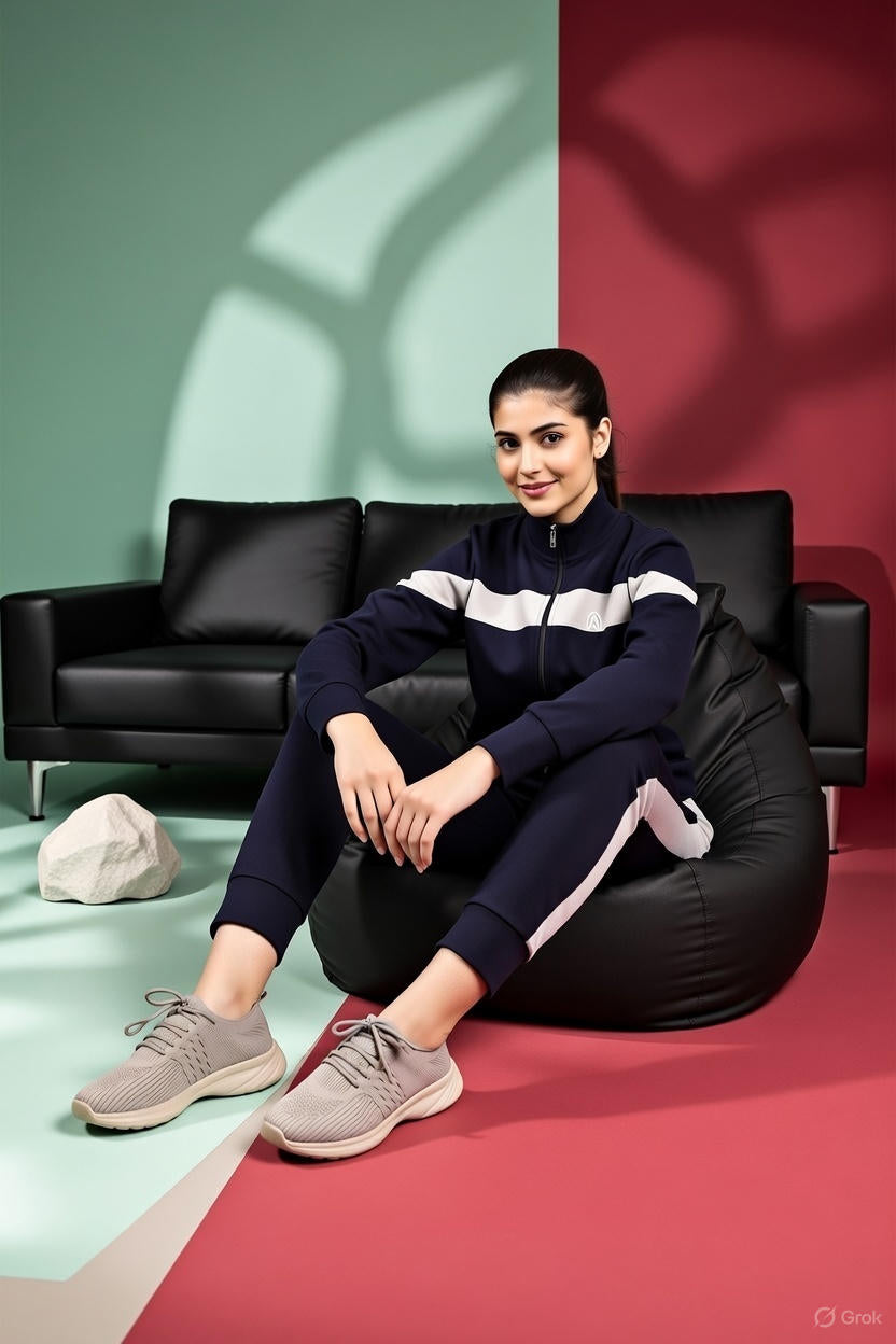 Women's Athletics Gym Running Sports Track Suit | Regular Casual Fit | Track Suit for Girls & Women