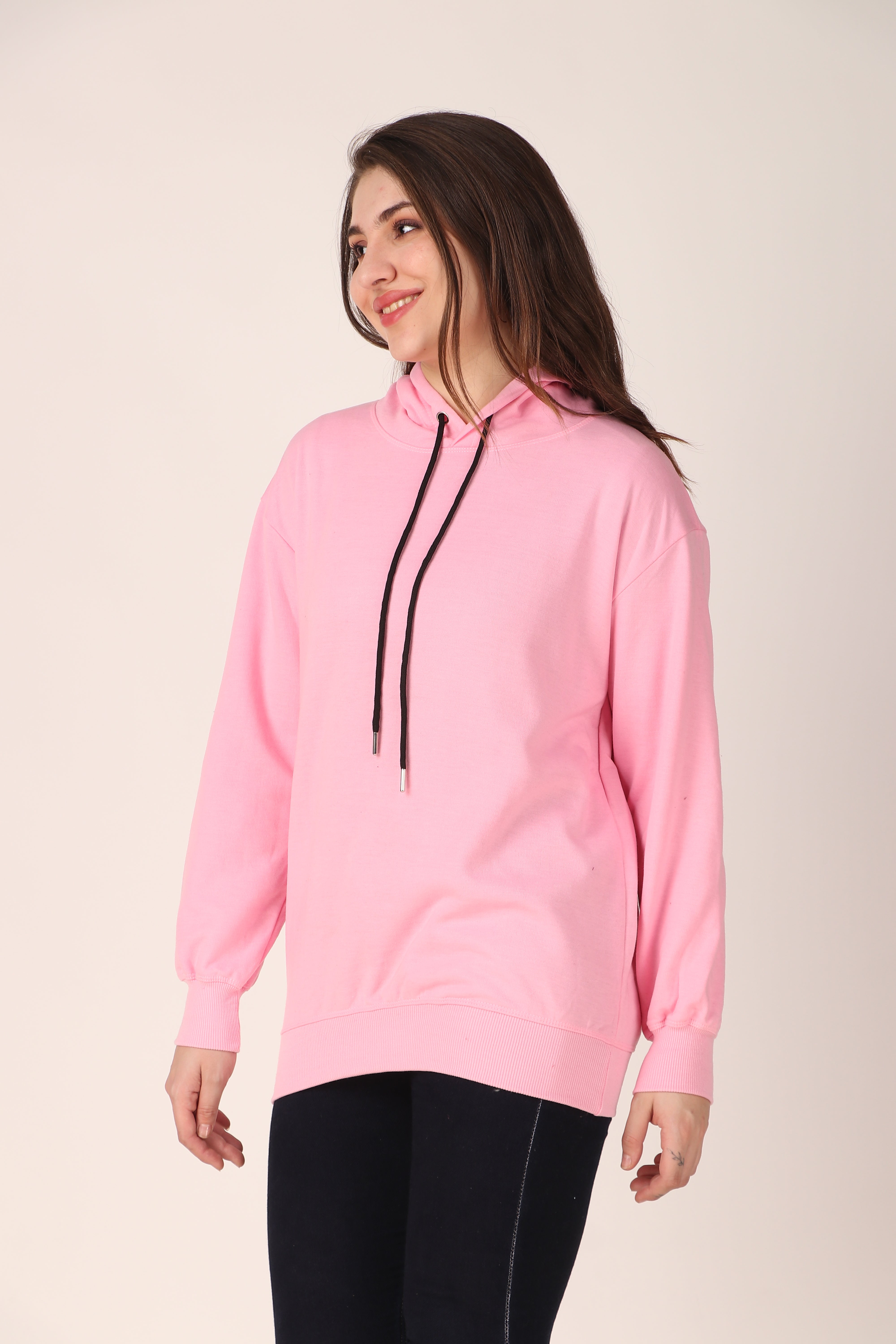 Women's Hoodie Pullover Cotton Blend Hoodie with Hood and Pocket, Casual