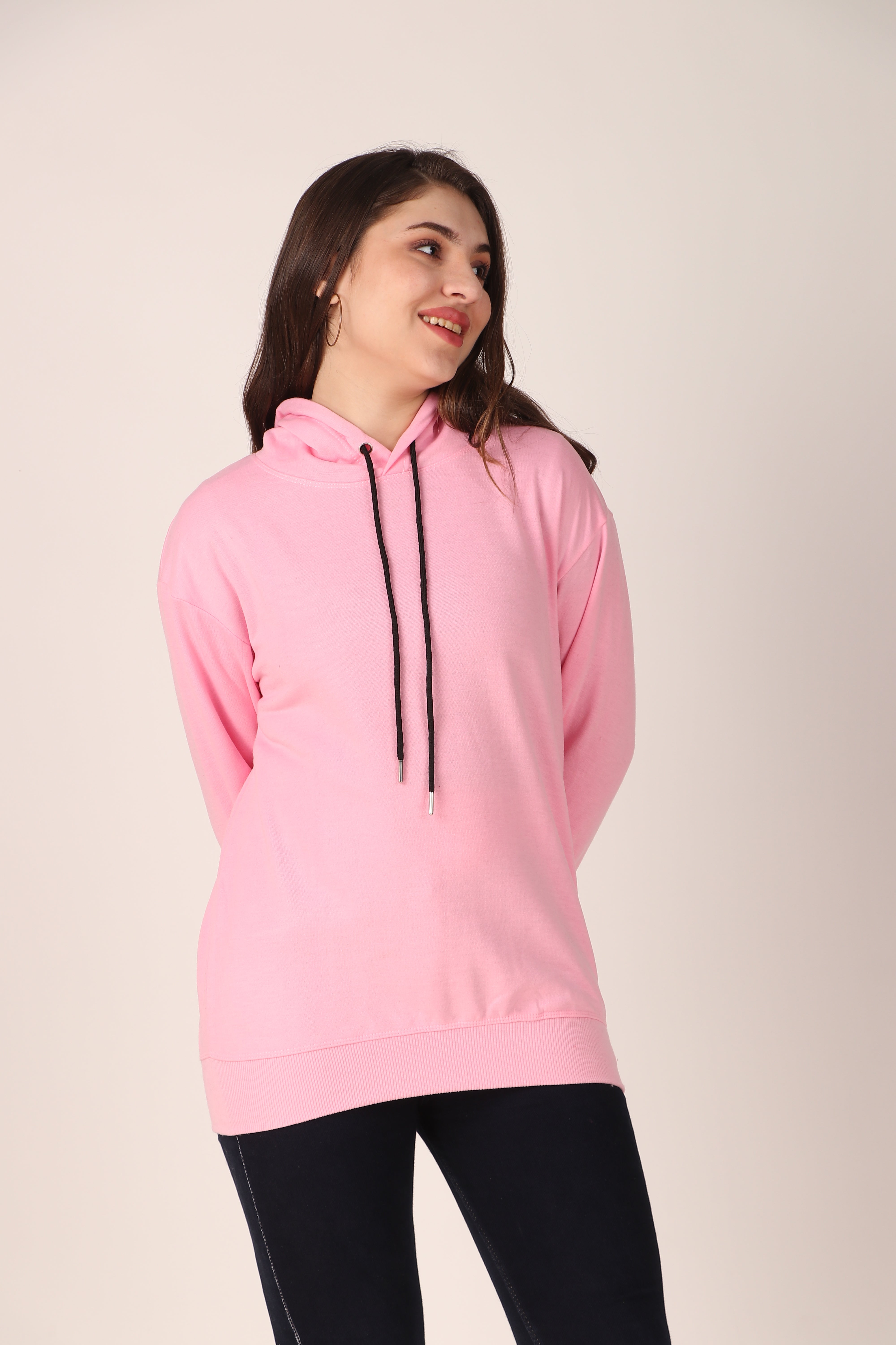 Women's Hoodie Pullover Cotton Blend Hoodie with Hood and Pocket, Casual