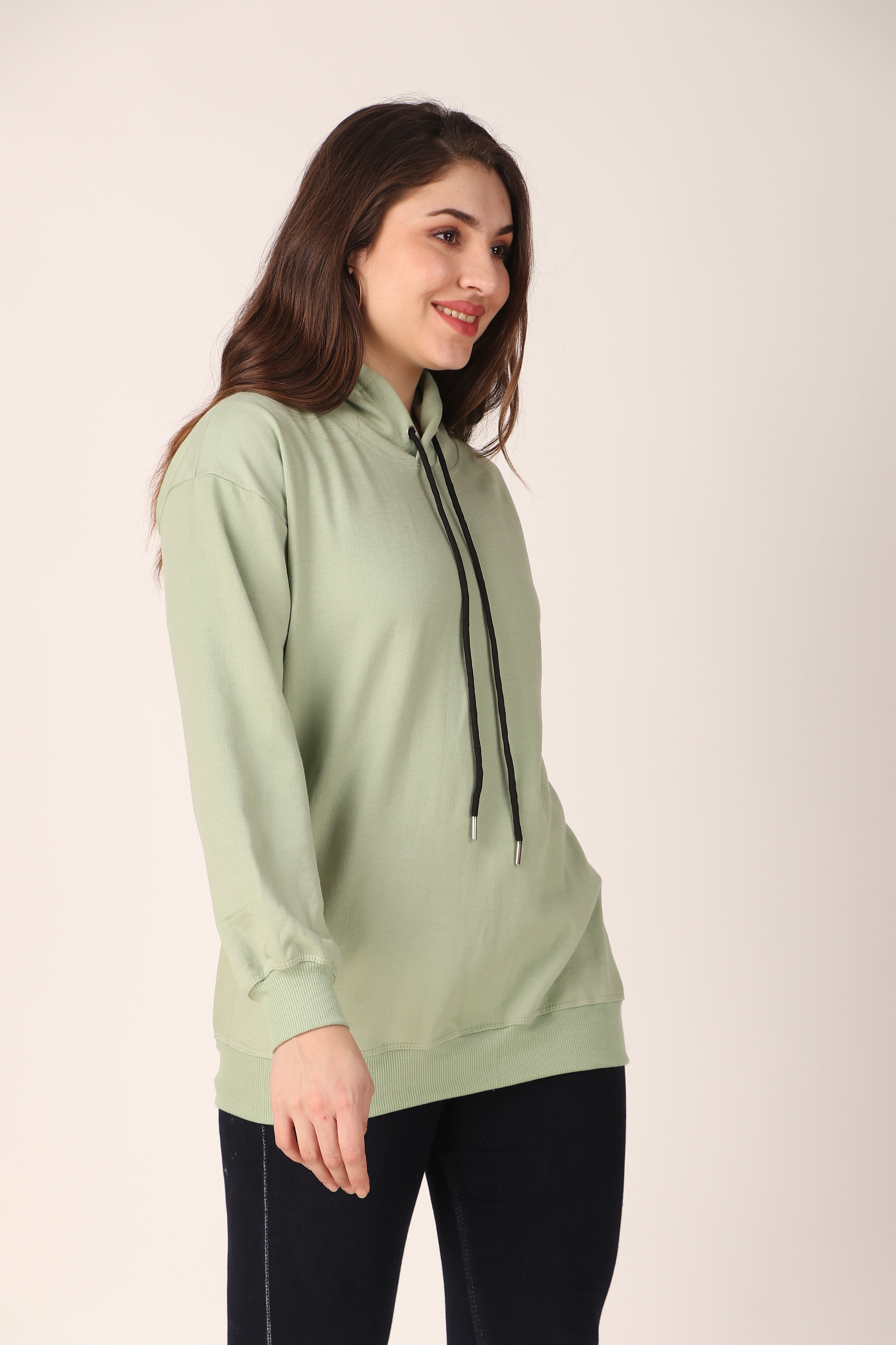 Women's Hoodie Pullover Cotton Blend Hoodie with Hood and Pocket, Casual