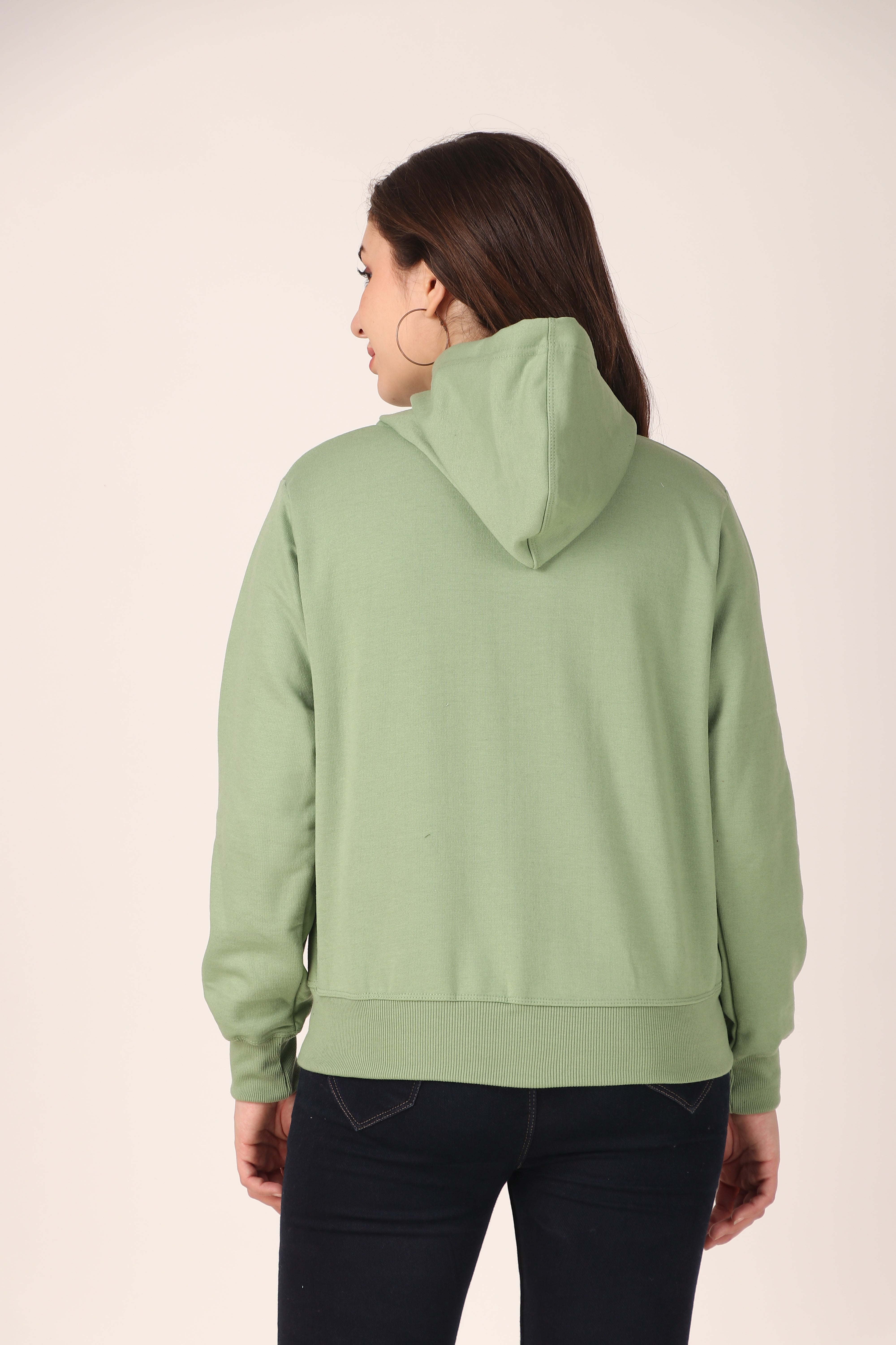 Women's Zip-Up Hoodie Full Zip Cotton Blend Hoodie with Pockets, Long Sleeve