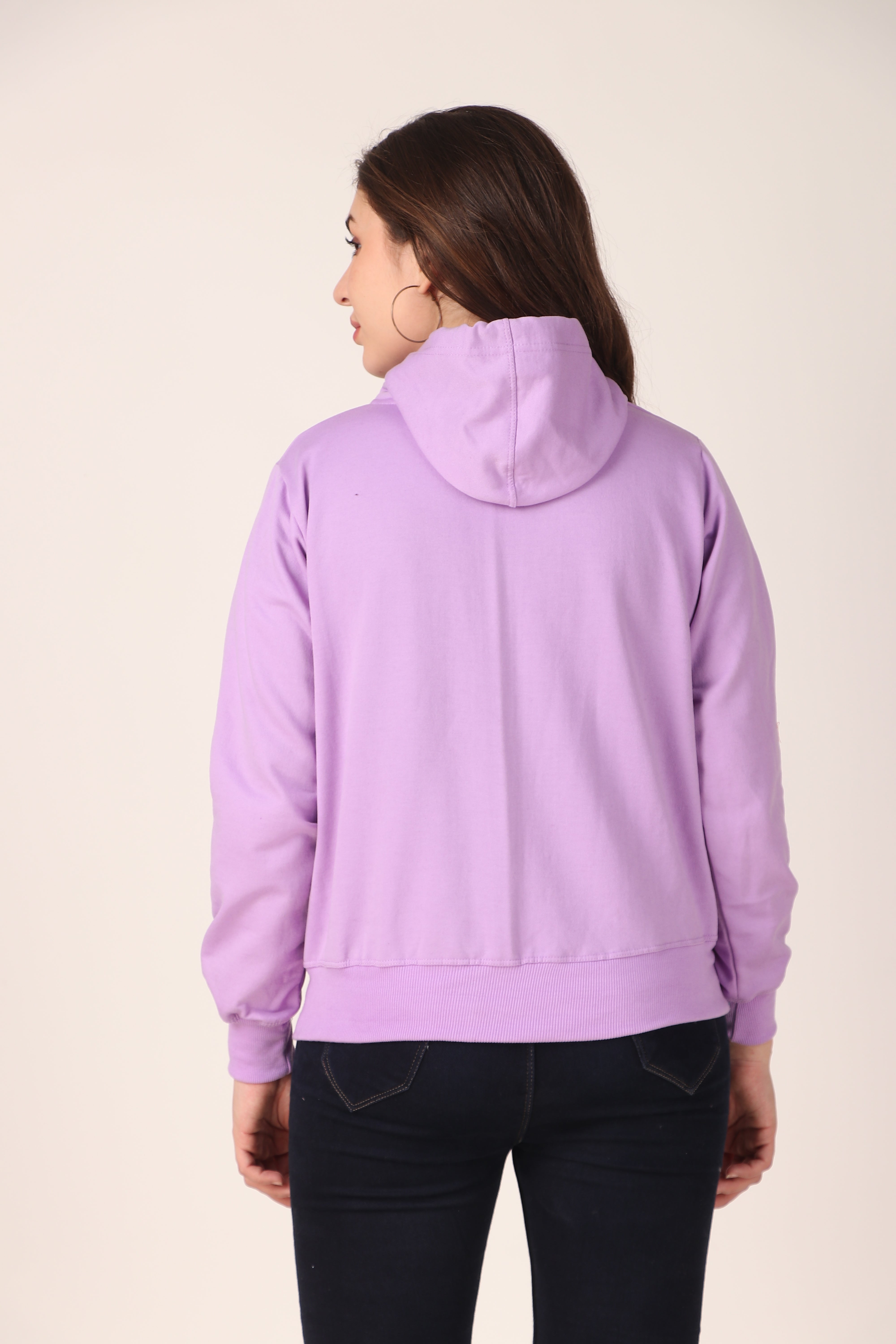Women's Zip-Up Hoodie Full Zip Cotton Blend Hoodie with Pockets, Long Sleeve