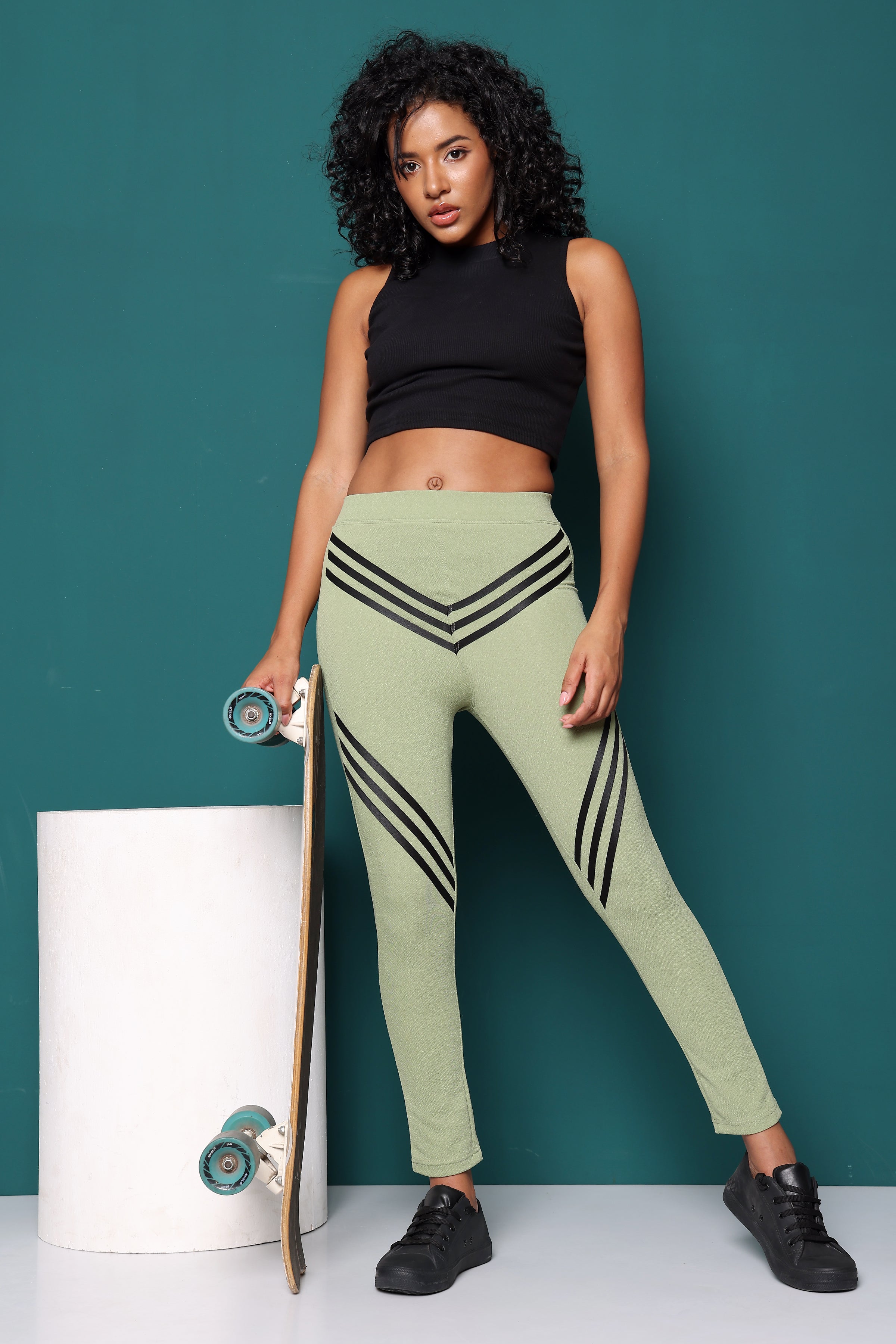 Women's Leggings Stretch Fit Yoga Pants, Workout Tights, Activewear Trousers, Sportswear Bottoms
