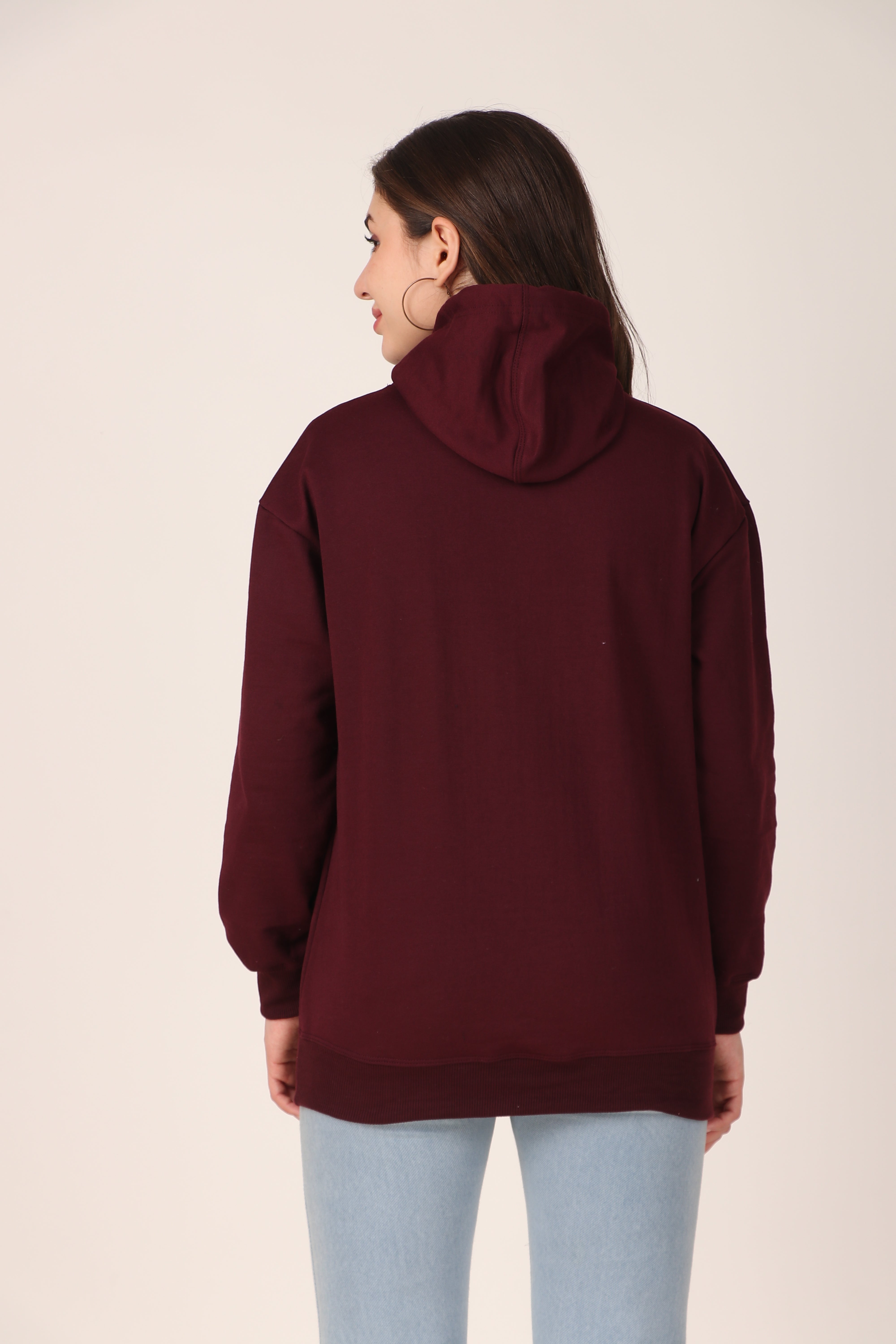 Women's Hoodie Pullover Cotton Blend Hoodie with Hood and Pocket, Casual